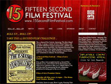 Tablet Screenshot of 15secondfilmfestival.com